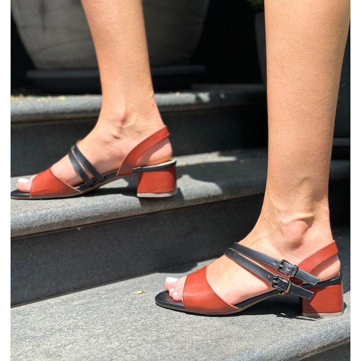 Sandale Terka Maro, Negru/Maro