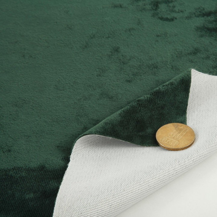 Stofa tapiterie E57 - catifea verde - 300 g/mp