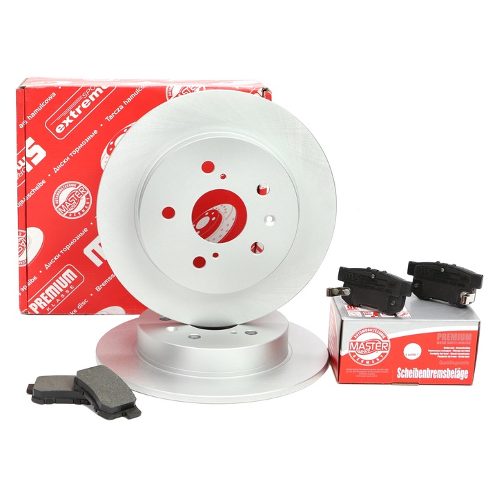 Master-Sport féktárcsa és fékbetét szett, FIAT SEDICI és SUZUKI SX4 modellekhez, 278x15mm, 5 lyuk, bevonatos
