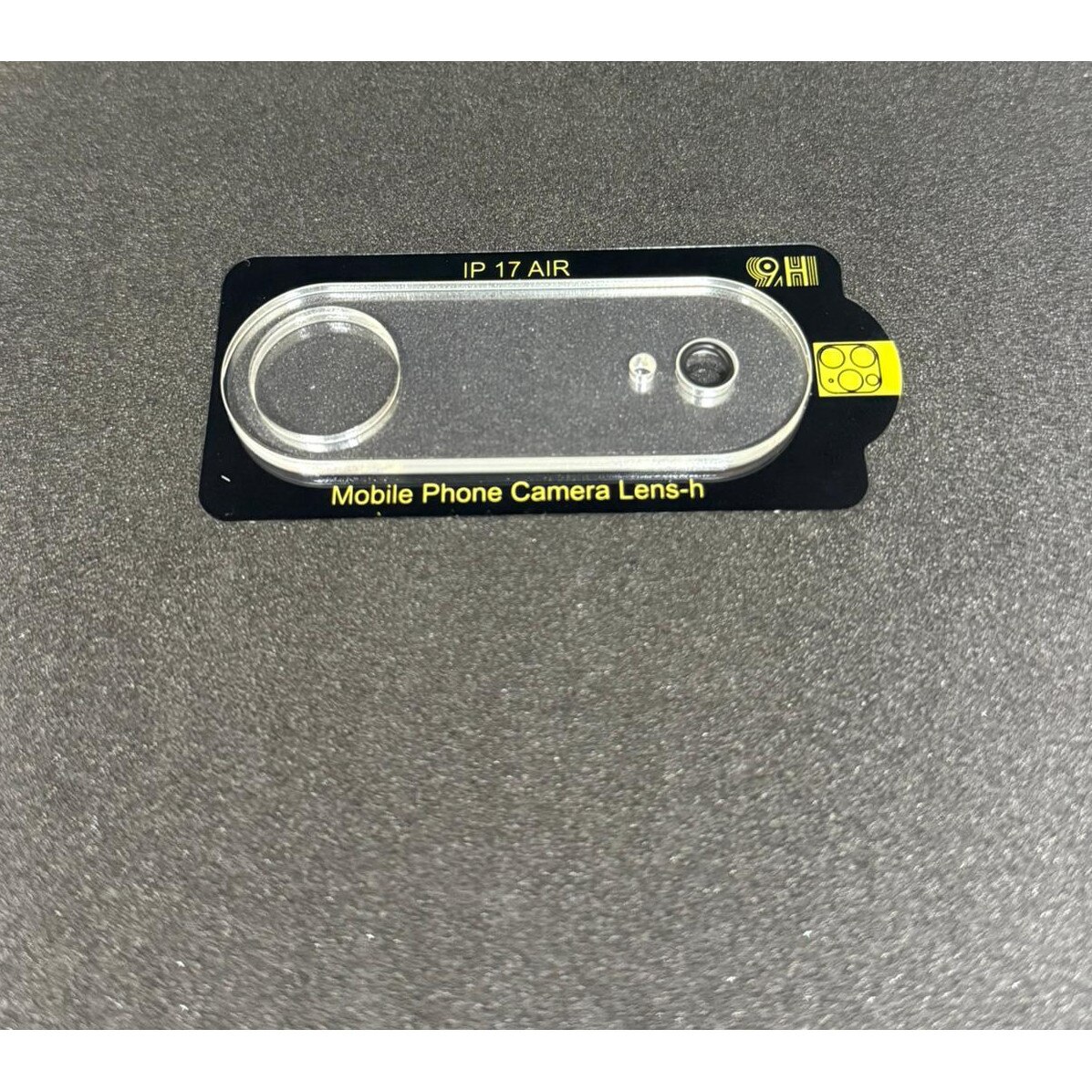 Folie de protectie Camera compatibila cu iPhone 17 Air, Sticla Securizata, Protectie antisoc, Transparent
