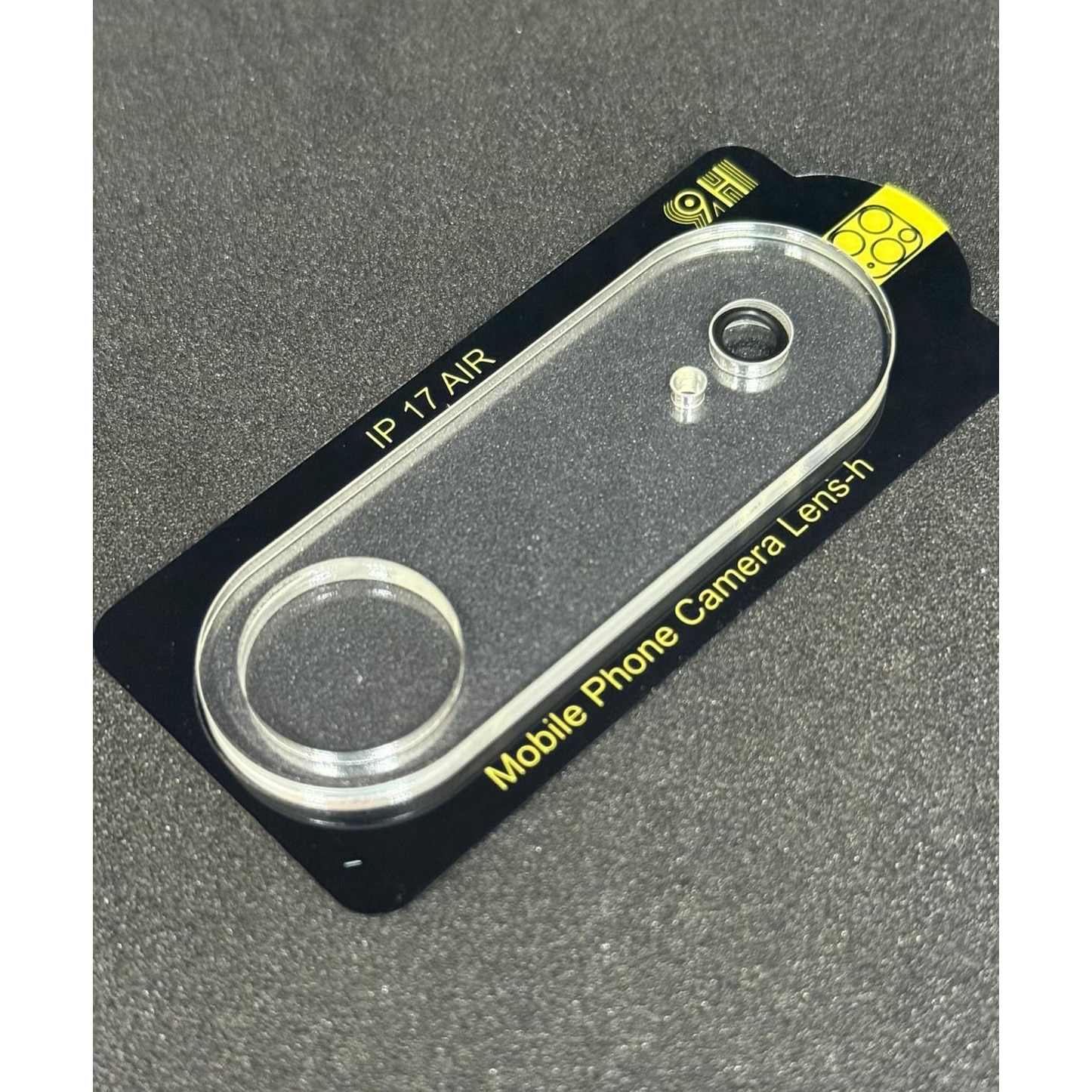 Folie de protectie Camera compatibila cu iPhone 17 Air, Sticla Securizata, Protectie antisoc, Transparent