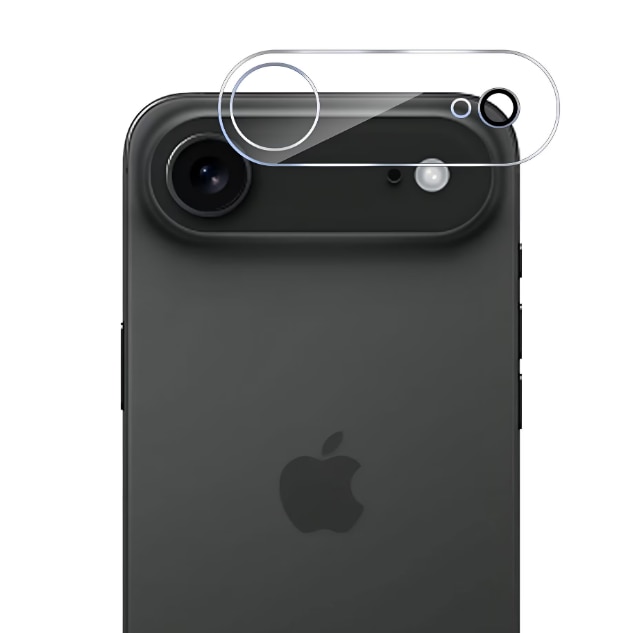 Folie de protectie Camera compatibila cu iPhone 17 Air, Sticla Securizata, Protectie antisoc, Transparent
