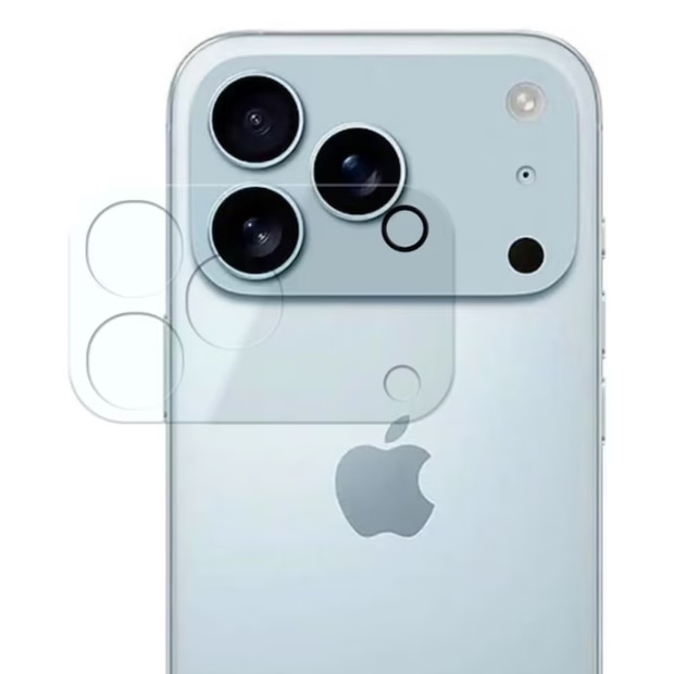 Folie de protectie Camera compatibila cu iPhone 17 Pro, Sticla Securizata, Protectie antisoc, Transparent
