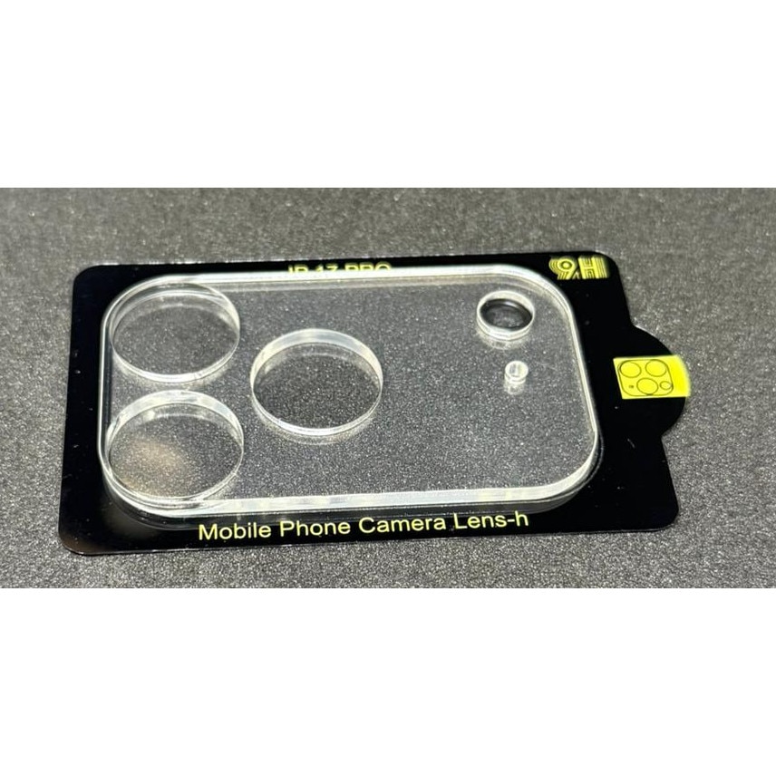 Folie de protectie Camera compatibila cu iPhone 17 Pro, Sticla Securizata, Protectie antisoc, Transparent