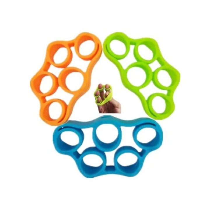 Set 3 Extensoare de Degete, silicon