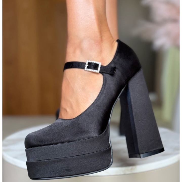 Pantofi dama dEpurtat eleganți, Negru