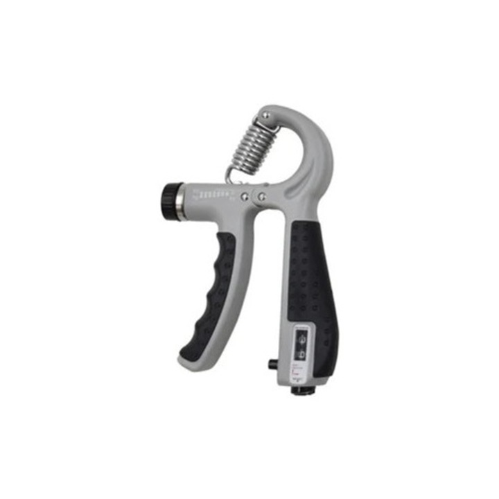 Extensor manual cu contor 5-60 kg, ajustabil, pentru antebrat, gri