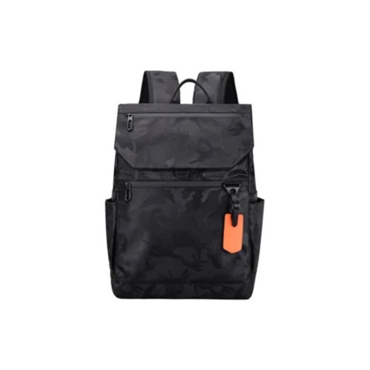 Többfunkciós laptoptáska, nagy kapacitású, fekete