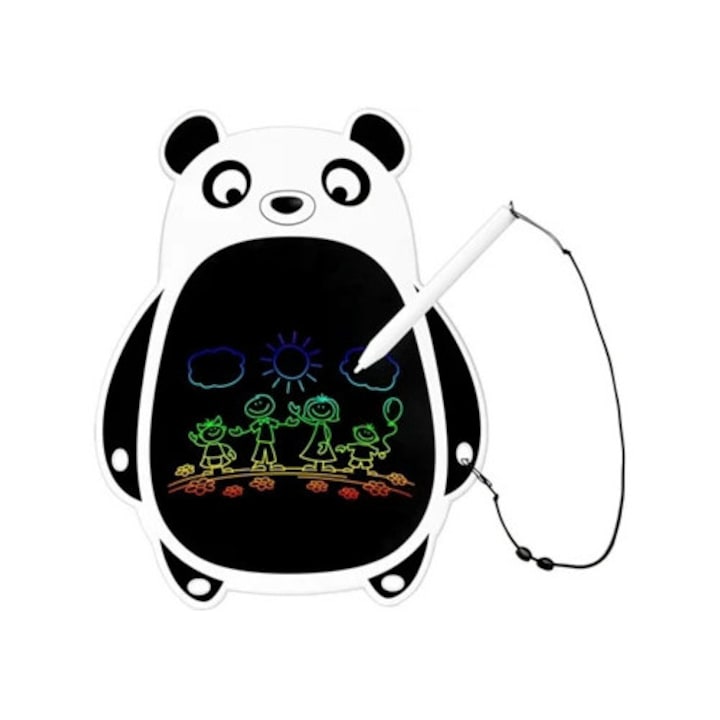 Tablet de Caligrafie LCD 8.5 inch, Portabil, Panda, Multicolor