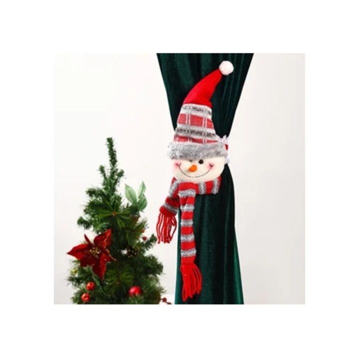 Set 2 Buc Catarama de Perdea, de Craciun