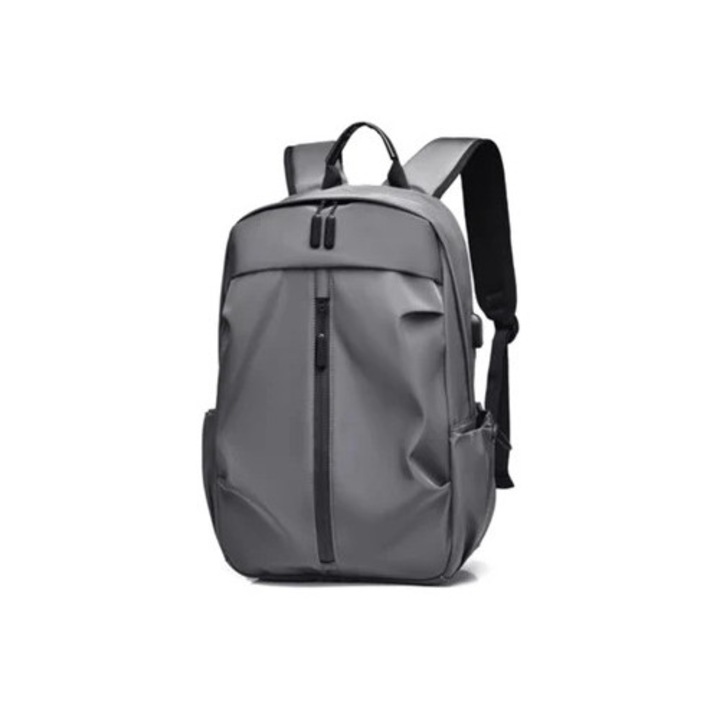 Rucsac pentru laptop, capacitate mare, gri