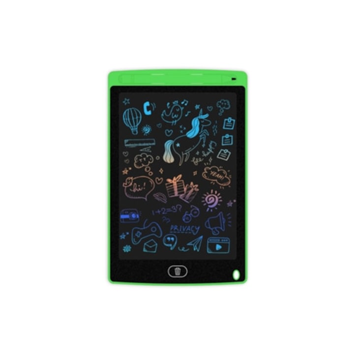 Tableta LCD 8.5", electronica, verde