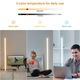Lampa de podea LED colorata, Bedee, RGB Corner Floor Lamp, dimabil, lumina ambientala, Sincronizare iluminare si muzica, Poate fi controlat prin telecomanda, cu sincronizare muzicala pentru living, dormitor, camera de jocuri, 120cm