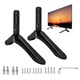 Suport de baza pentru TV, Bedee®, picioare reglabile sau baze de montare, compatibile cu majoritatea televizoarelor, inclusiv Samsung, LG, TCL, Vizio si alte marci populare, Negru
