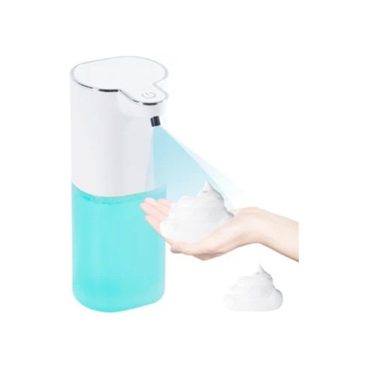 Kézi szappanadagoló érzékelővel, 400 ml, USB-ről tölthető, 4 állítható mód