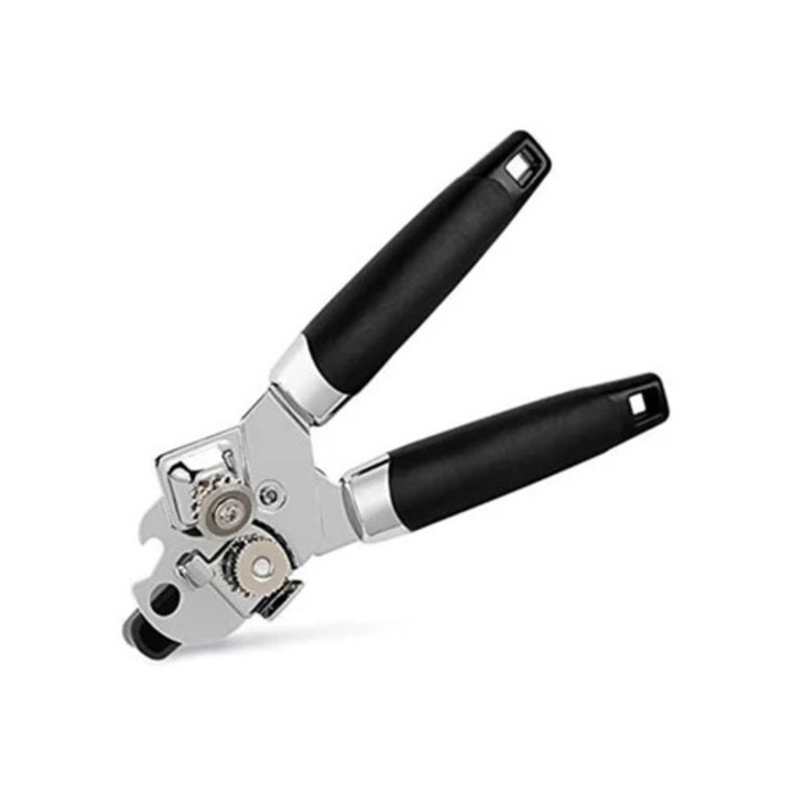 Kézi konzervnyitó 3 az 1-ben, rozsdamentes acél