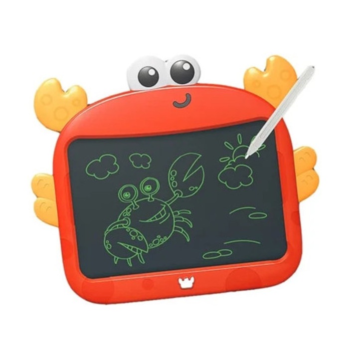 Tableta portabila LCD 9 inch, colorata, cu stilou, pentru copii