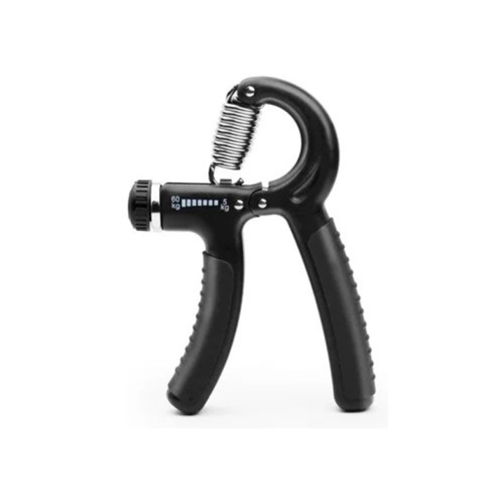 Exercitator de intarire a prinderii 5-60 Kg, ajustabil, pentru degete, culoare neagra