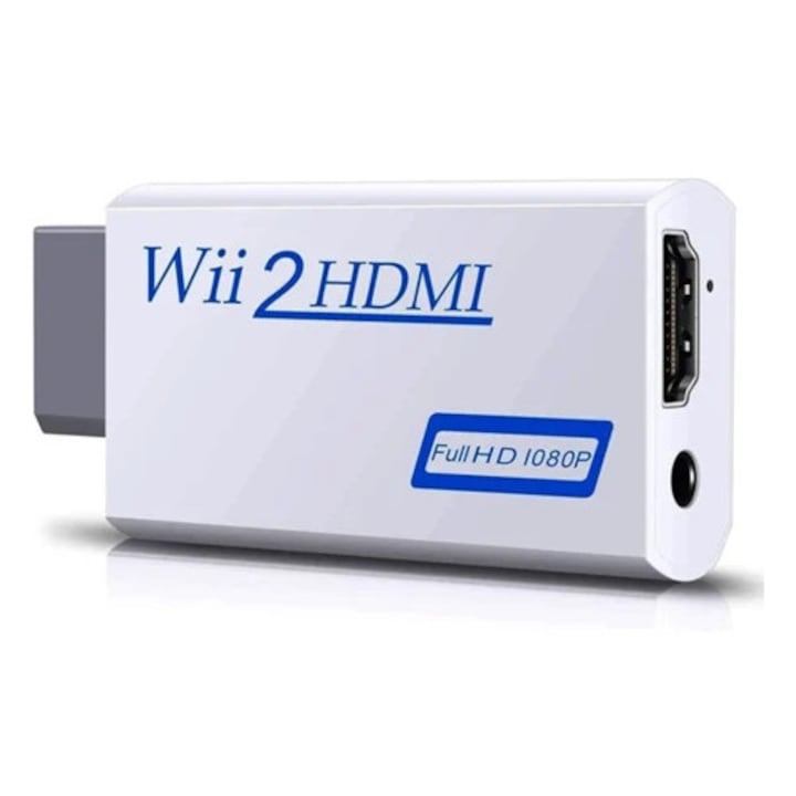 Converter Wii la HDMI cu iesire HDMI 1080P Full HD, jack audio 3.5mm