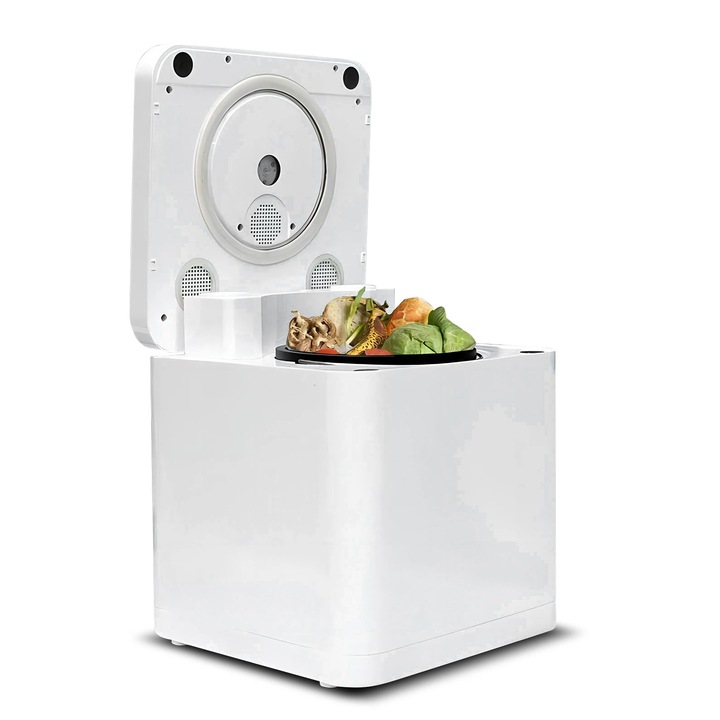 Електрически компостер, капацитет 3.3л, 200W, качествена пластмаса, система за безопасност за деца, 30x25x30см