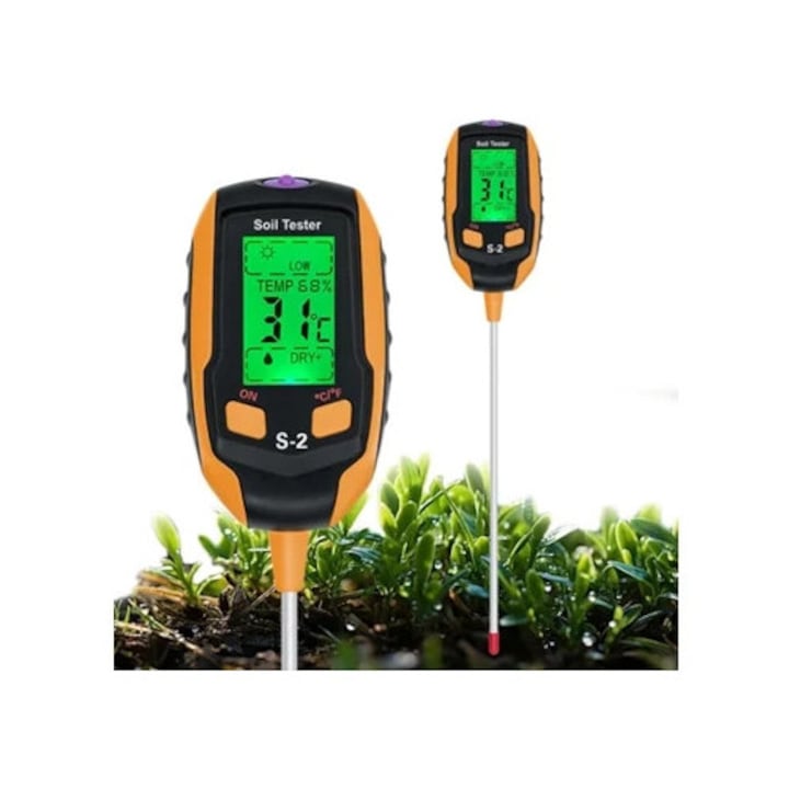 Termometru digital 5 in 1 pentru masurarea solului, unelte de gradinarit, agricultura, exterior