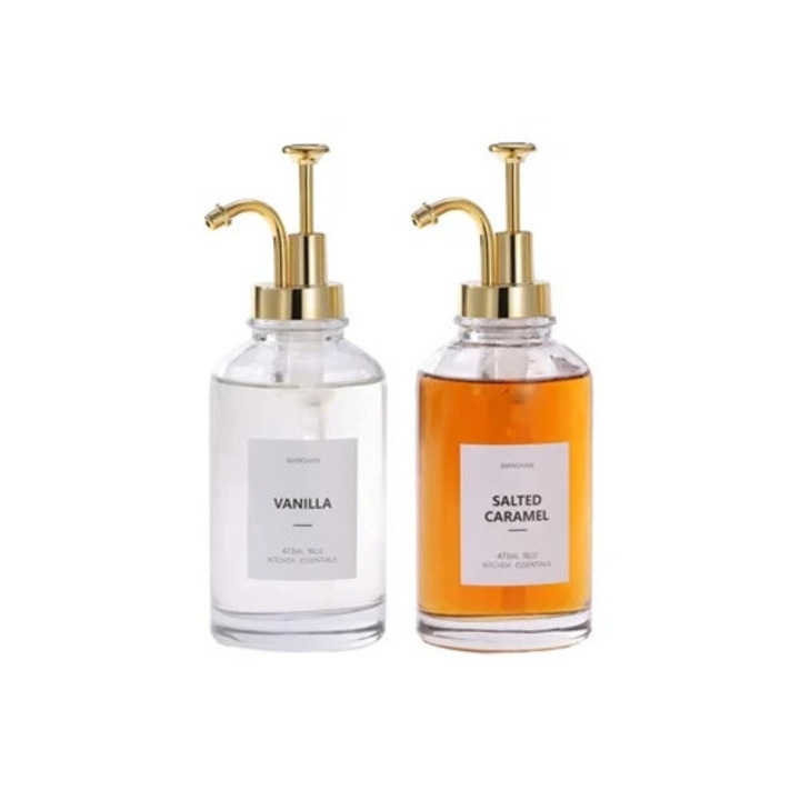 Set 2 sticle de Ulei si Otet cu Dispenser, 500ml