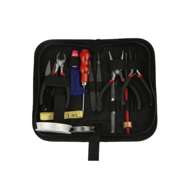 Set scule pentru fabricare si reparare bijuterii, 22 piese
