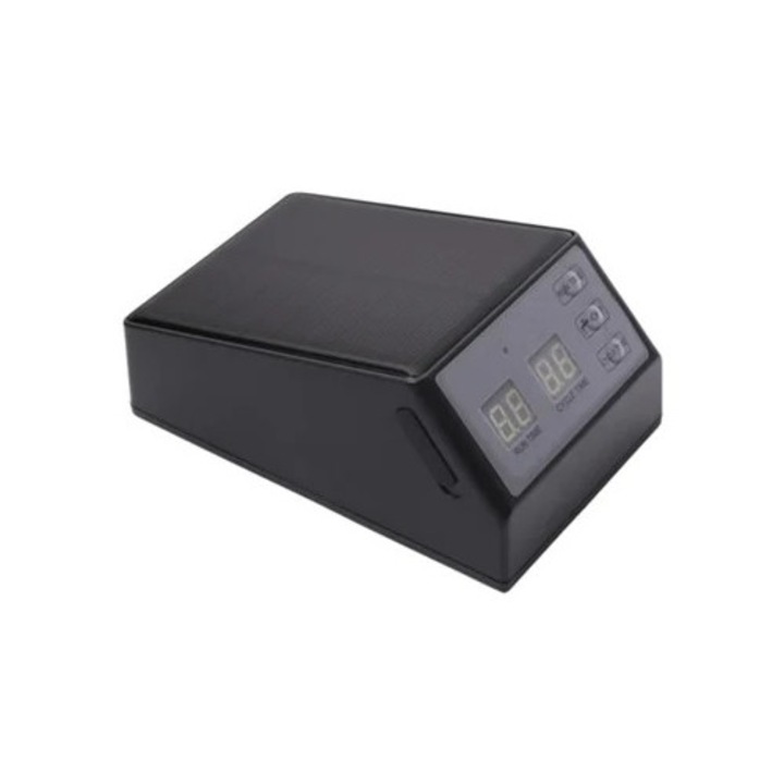 Sistem de irigare solara inteligent, 600 ml/min, cu display LCD, pentru mai multe plante in ghivece