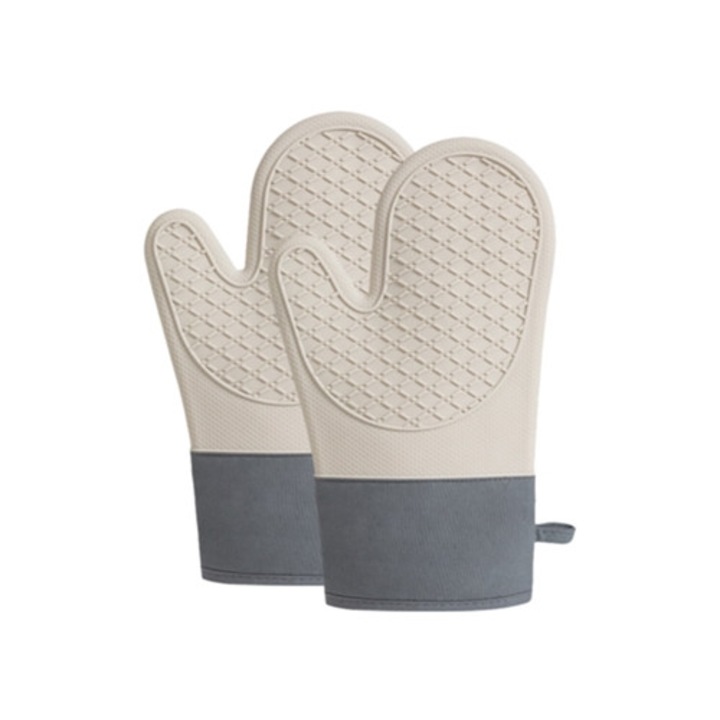 Szilikon konyhai kesztyű, hőálló, 1 pár