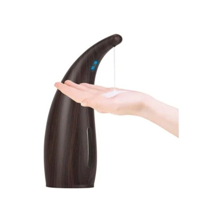 Fából készült automata szappanadagoló, 300 ml, konyhába és fürdőszobába