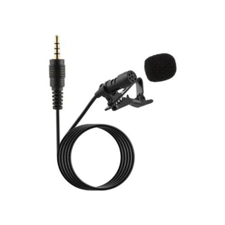 Микрофон за ревер с щипка, мини кабелен кондензаторен микрофон, 3,5 мм