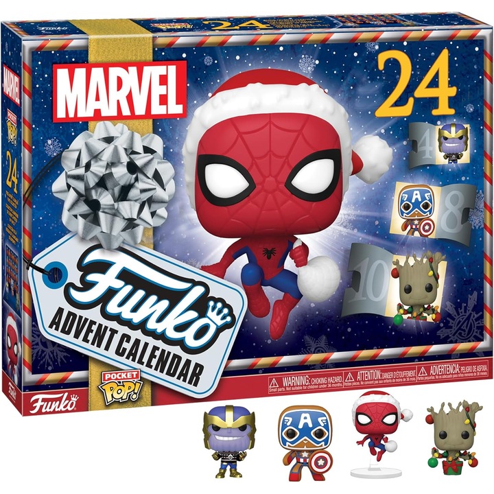 Funko Pop! Marvel Comics Adventi naptár, 24 figura, többszínű, közepes méret