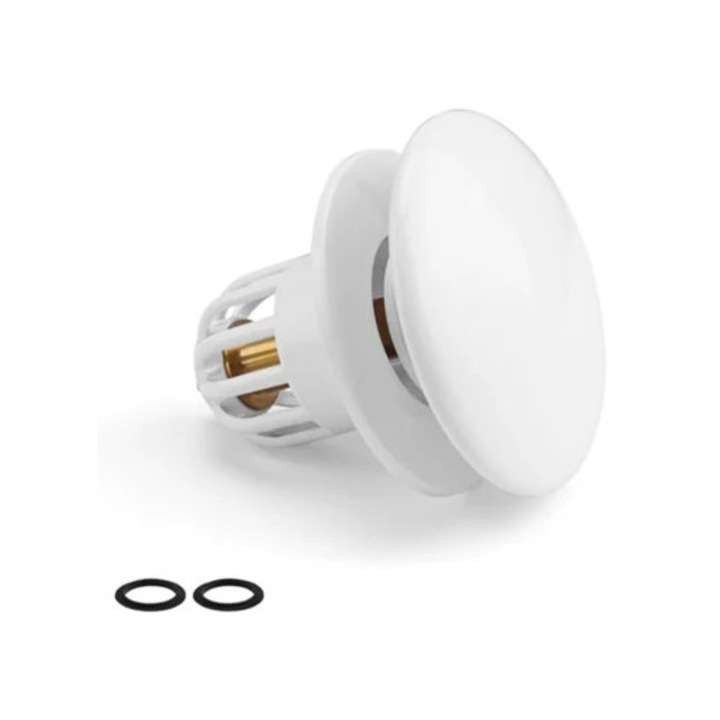 Dop universal pentru baie, ceramic, cu filtru detasabil, accesorii chiuvete