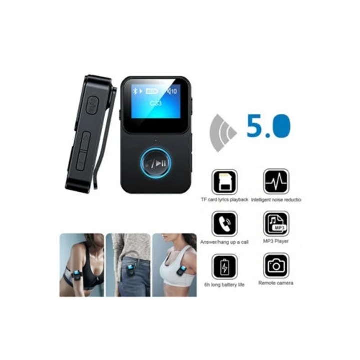 Player MP3 32GB, sunet HiFi, Bluetooth, portabil