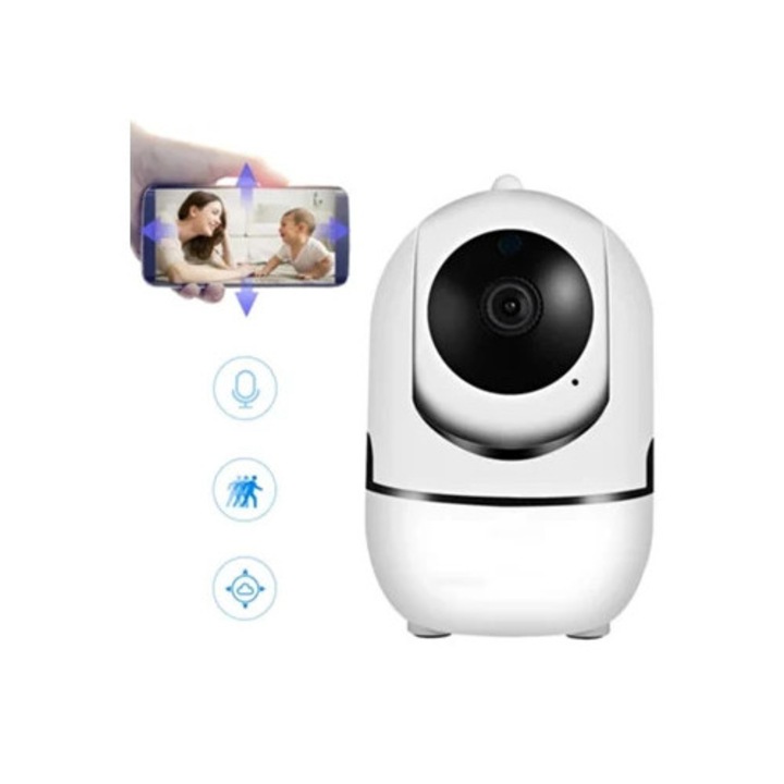 Camera de supraveghere, Wifi, 1080P, alb