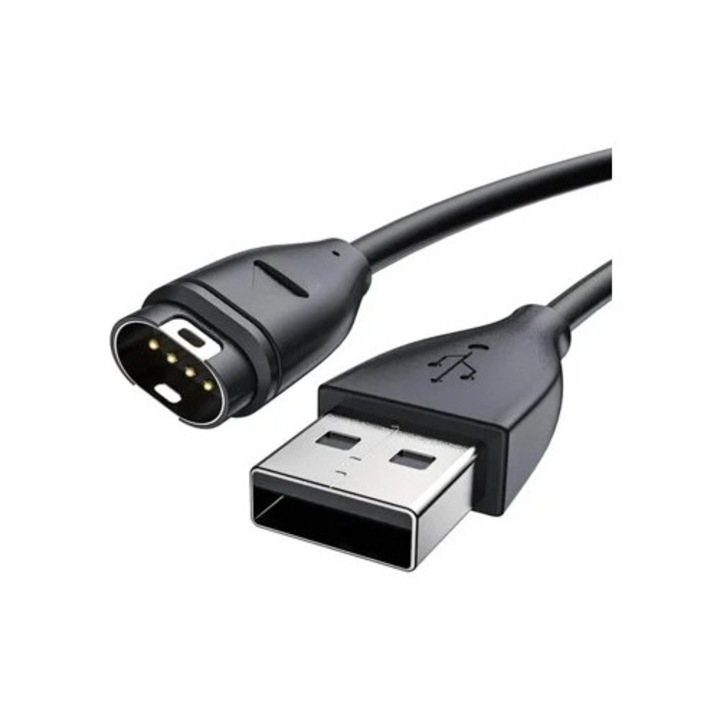 Зарядно устройство за Garmin Vivoactive 4S, USB, черно