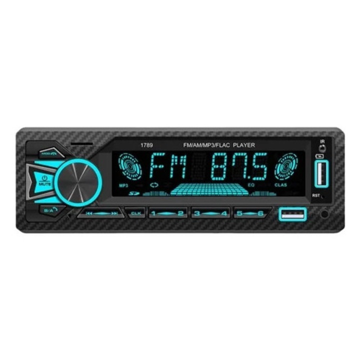 Radio auto Bluetooth, 60W x 4, cu control remote, apeluri hands-free