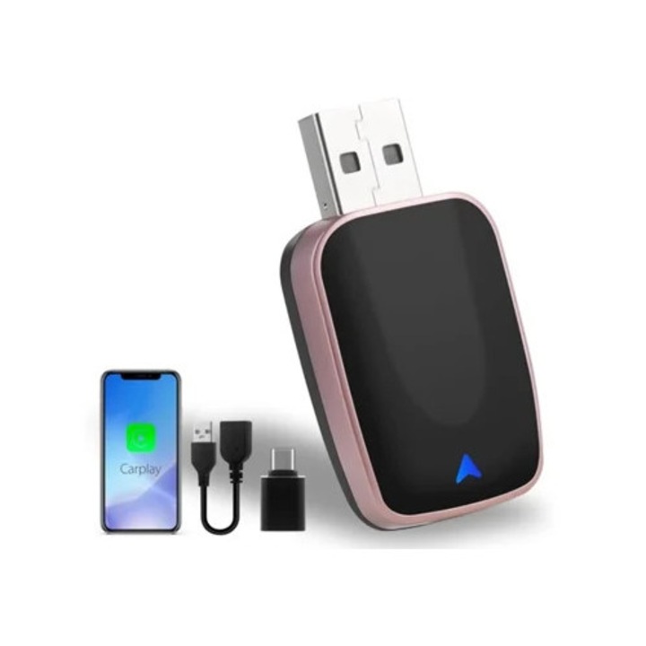 Adaptator USB Carplay Plug and Play pentru masini cu iOS 12