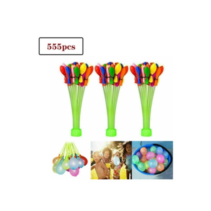 Set 555 Baloane de Apa Colorate pentru Jocuri in Aer Liber
