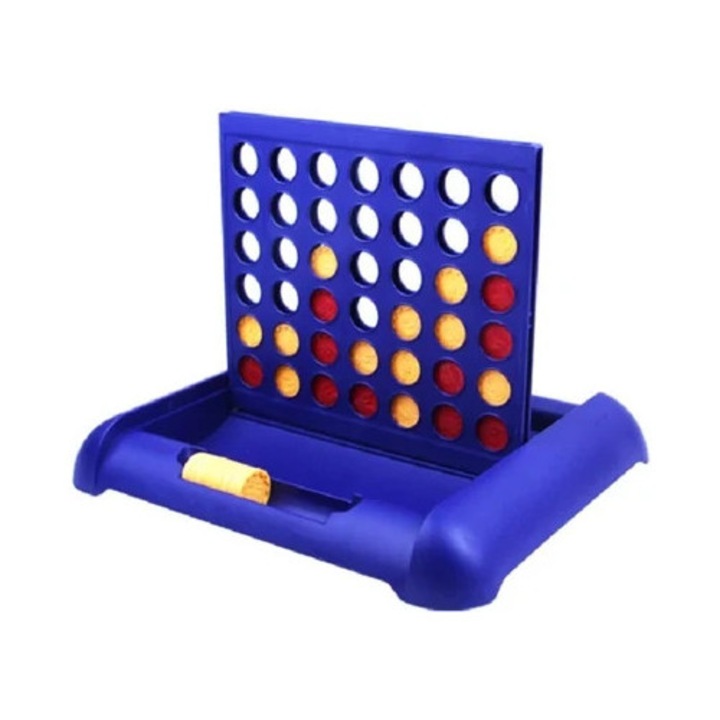 Társasjátékok, 4 a sorban, készlet, színes, gyerekeknek