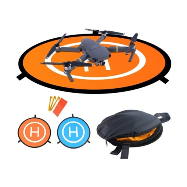 Almofada de Pouso Drone, Dobrabila, Portabila, Impermeabila, Universala, 30x30cm