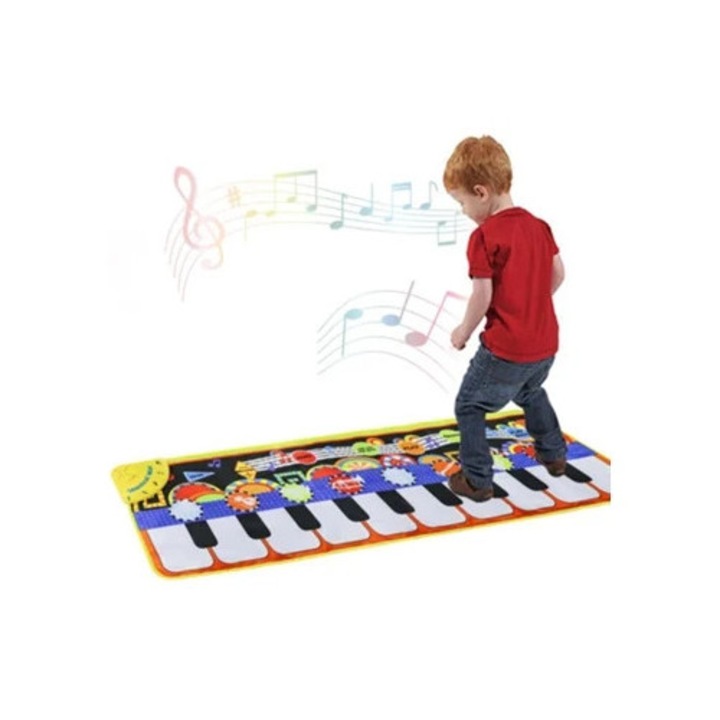 Zenés zongoraszőnyeg 19 billentyűs, Játék hangszerek, , gyermekeknek