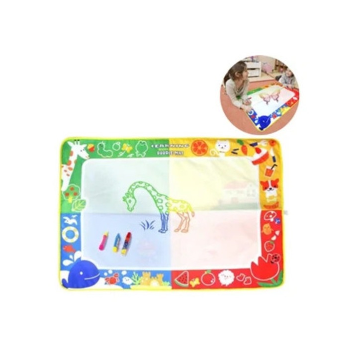 Set Pictura si Desen, 4 Cores, 2 Canete, pentru Copii peste 3 Ani