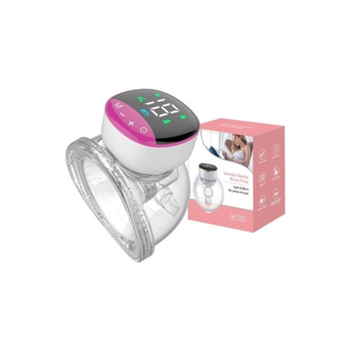 Hordozható elektromos mellszívó, 4 mód, 12 szint, piros, 1 darab