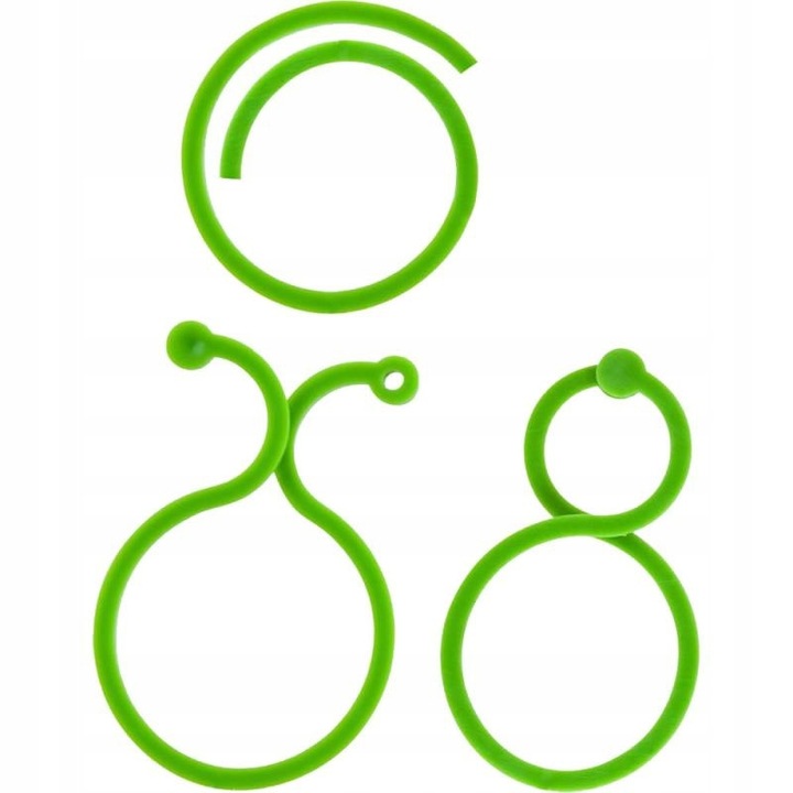 Set 30 clips pentru legume Gardenline, plastic, utilizare exterioară