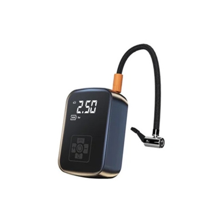 Pompa de umflat pentru anvelope St 006, neagra, Henten Home