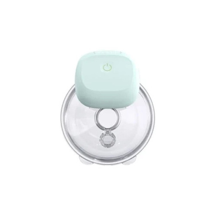 Hordozható elektromos mellszívó, 3 mód, 5 szívóerősség, zöld