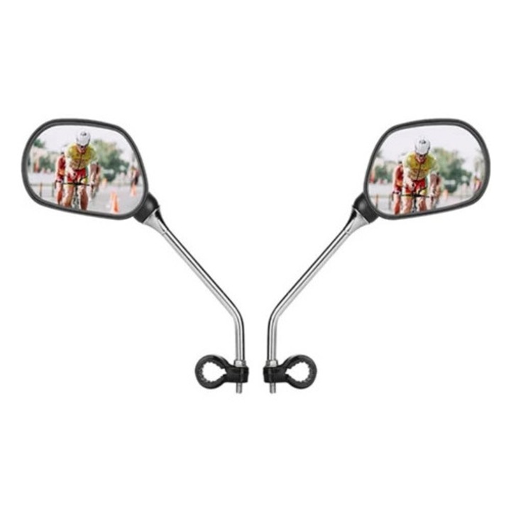 Комплект огледала за велосипед, регулируеми на 360, монтаж ляво и дясно, комплект