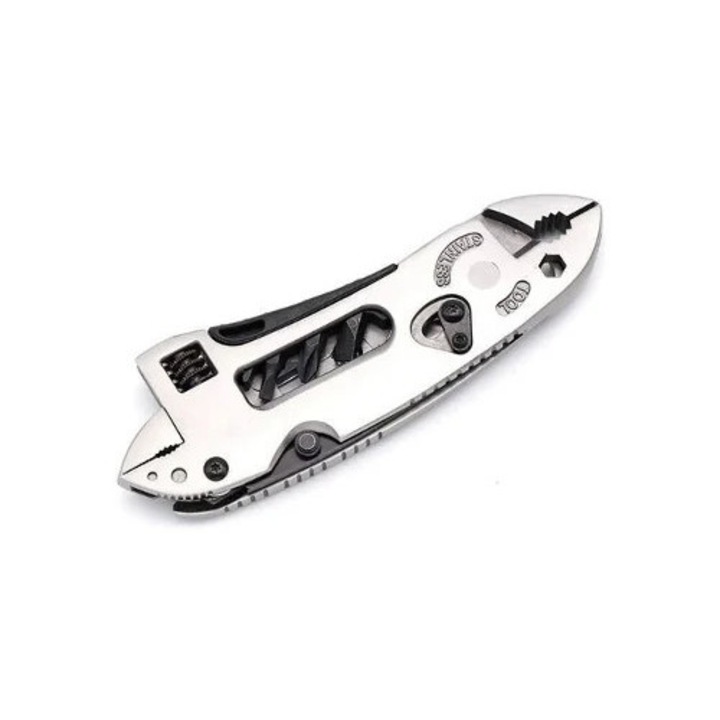 Cheie multifunctionala, ergonomic, pentru activitati in aer liber si reparatii