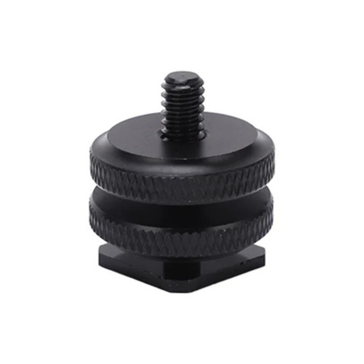 Adaptator montaj camera cu surub pentru trepied si suport rece, set accesorii foto